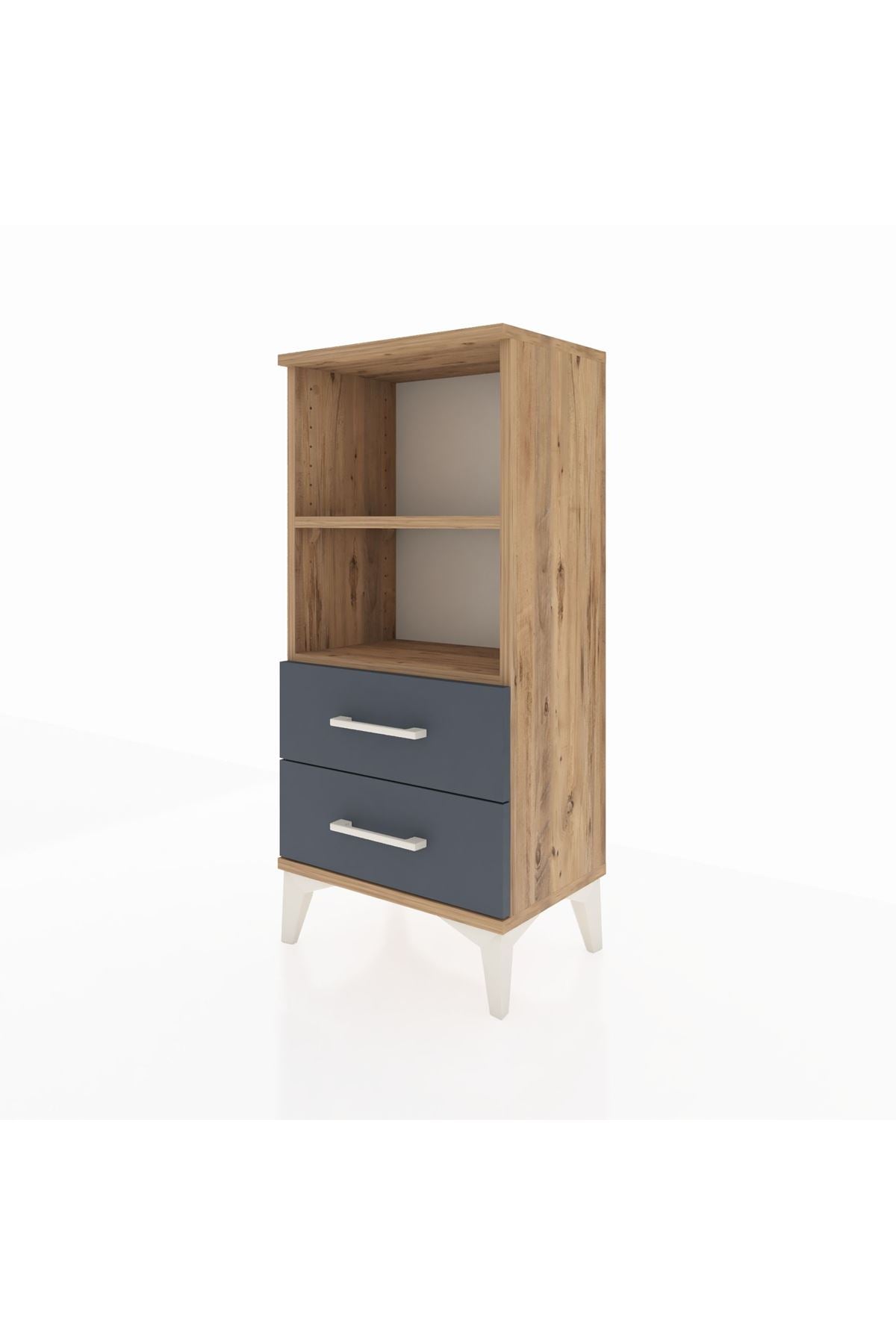 Arges Komodin 2 Raflı 2 Çekmeceli 44x30x96 - S09M004V8A