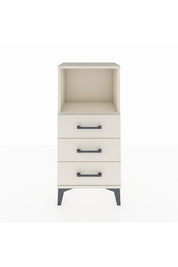 Arges Komodin Tek Raflı 3 Çekmeceli 44x30x96 - S09M005V1A