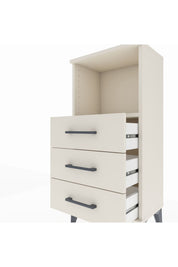 Arges Komodin Tek Raflı 3 Çekmeceli 44x30x96 - S09M005V1A