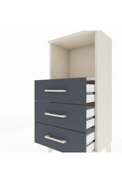 Arges Komodin Tek Raflı 3 Çekmeceli 44x30x96 - S09M005V2A