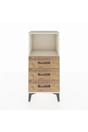 Arges Komodin Tek Raflı 3 Çekmeceli 44x30x96 - S09M005V3A