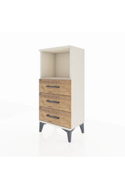 Arges Komodin Tek Raflı 3 Çekmeceli 44x30x96 - S09M005V3A