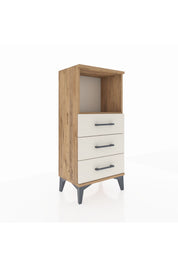 Arges Komodin Tek Raflı 3 Çekmeceli 44x30x96 - S09M005V7A