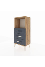 Arges Komodin Tek Raflı 3 Çekmeceli 44x30x96 - S09M005V8A