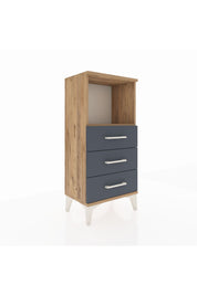 Arges Komodin Tek Raflı 3 Çekmeceli 44x30x96 - S09M005V8A