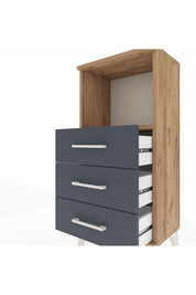 Arges Komodin Tek Raflı 3 Çekmeceli 44x30x96 - S09M005V8A