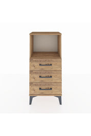 Arges Komodin Tek Raflı 3 Çekmeceli 44x30x96 - S09M005V9A