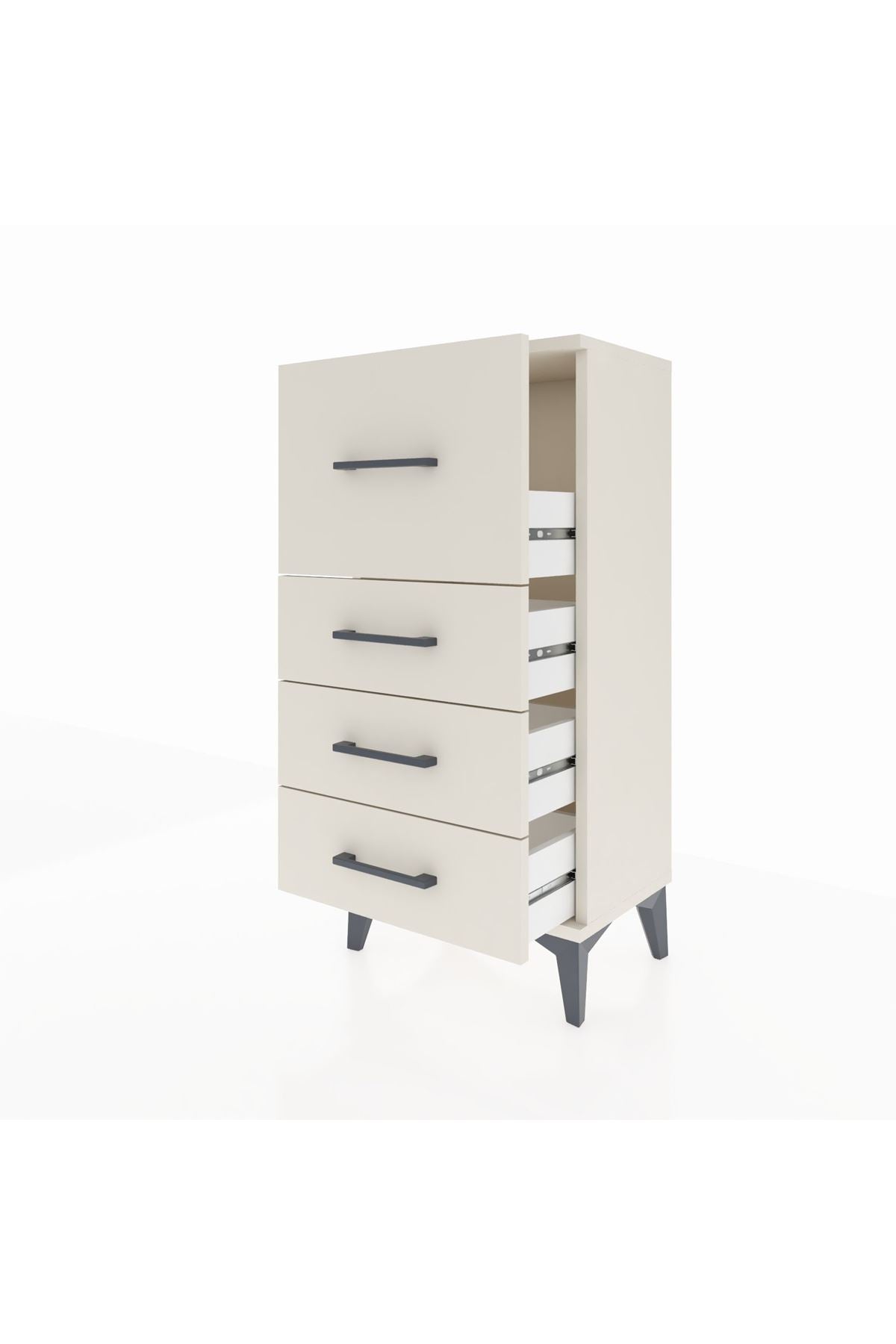 Arges Komodin 4 Çekmeceli 44x30x96 - S09M006V1A