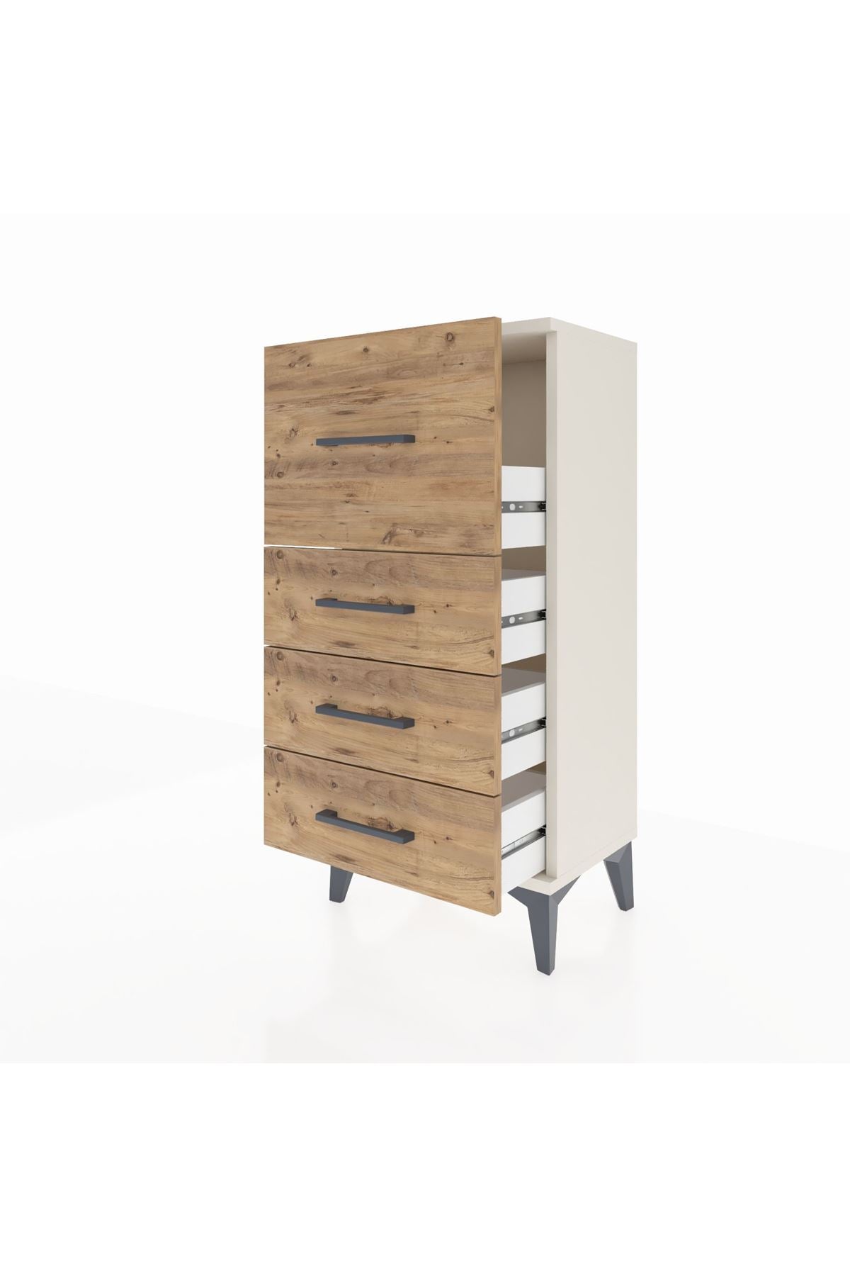 Arges Komodin 4 Çekmeceli 44x30x96 - S09M006V3A