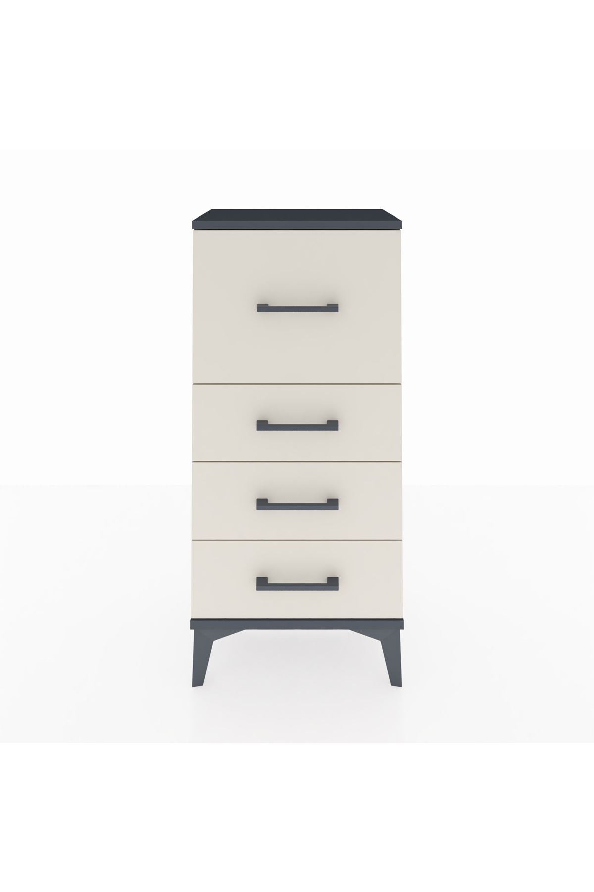 Arges Komodin 4 Çekmeceli 44x30x96 - S09M006V4A