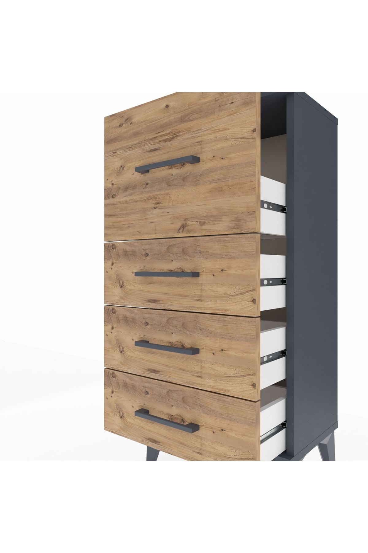 Arges Komodin 4 Çekmeceli 44x30x96 - S09M006V6A