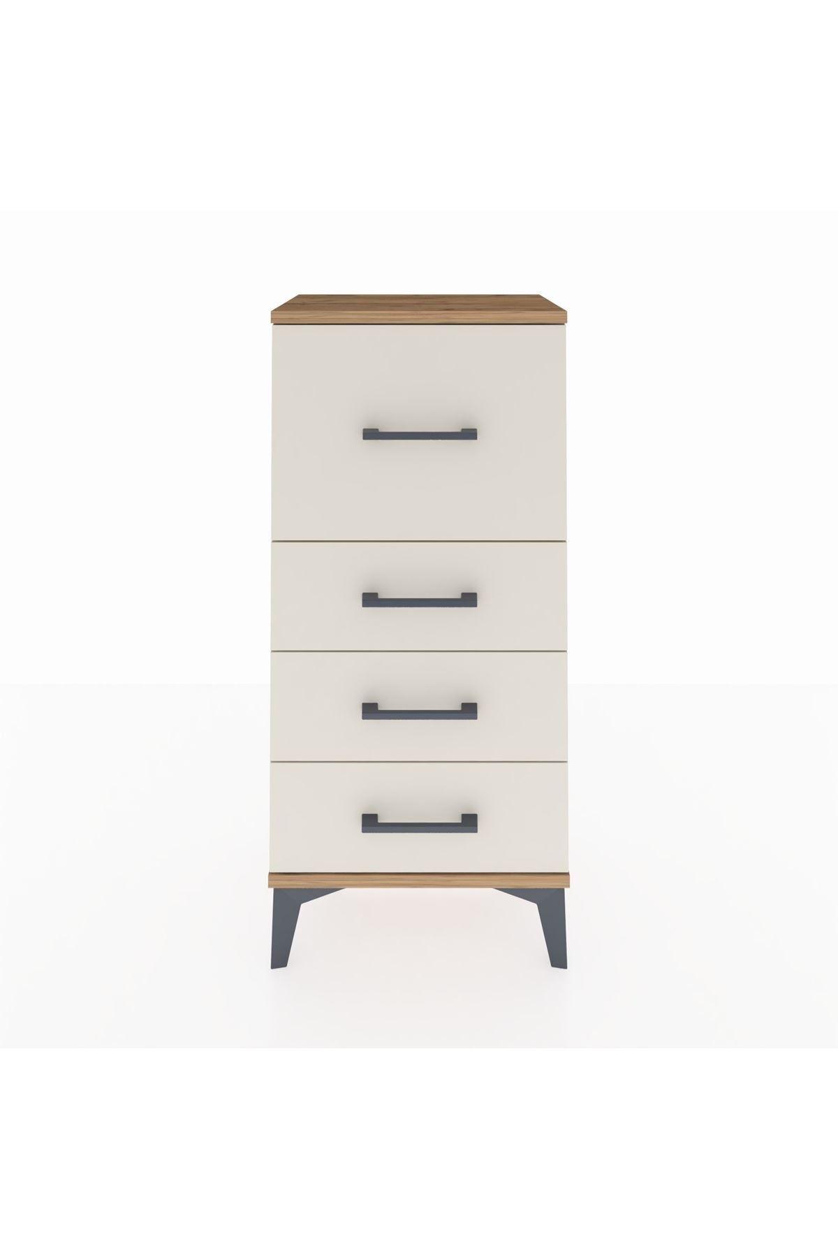 Arges Komodin 4 Çekmeceli 44x30x96 - S09M006V7A