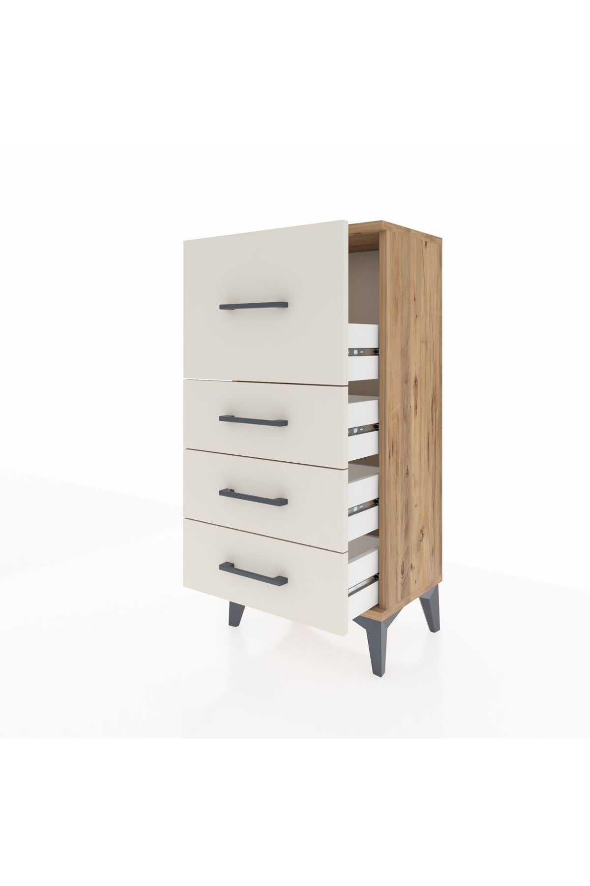 Arges Komodin 4 Çekmeceli 44x30x96 - S09M006V7A