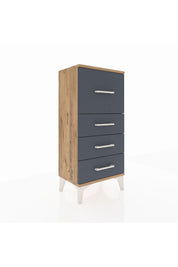 Arges Komodin 4 Çekmeceli 44x30x96 - S09M006V8A