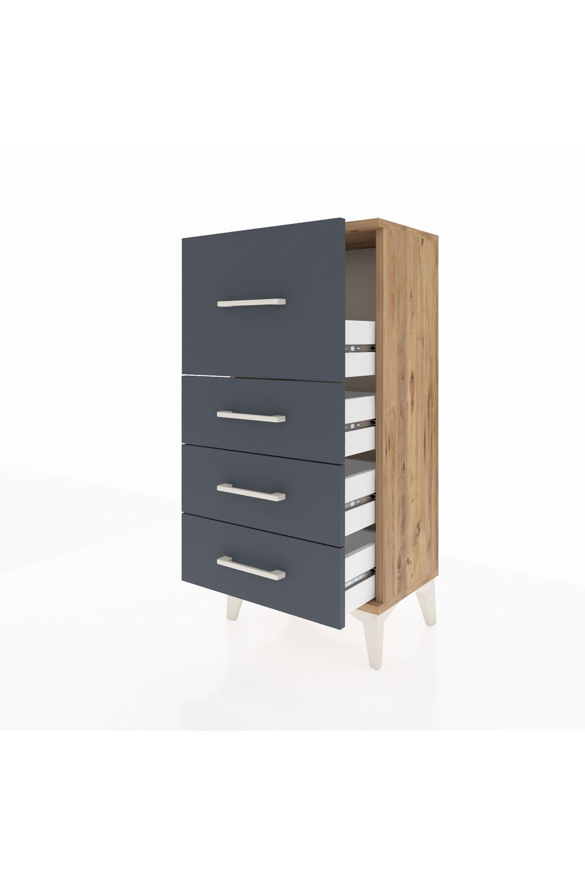 Arges Komodin 4 Çekmeceli 44x30x96 - S09M006V8A