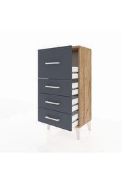Arges Komodin 4 Çekmeceli 44x30x96 - S09M006V8A