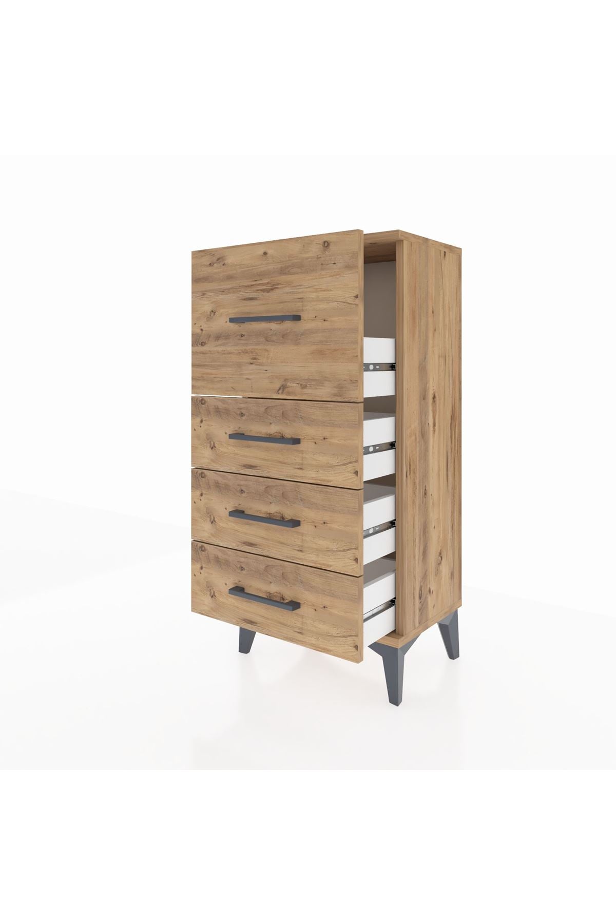 Arges Komodin 4 Çekmeceli 44x30x96 - S09M006V9A