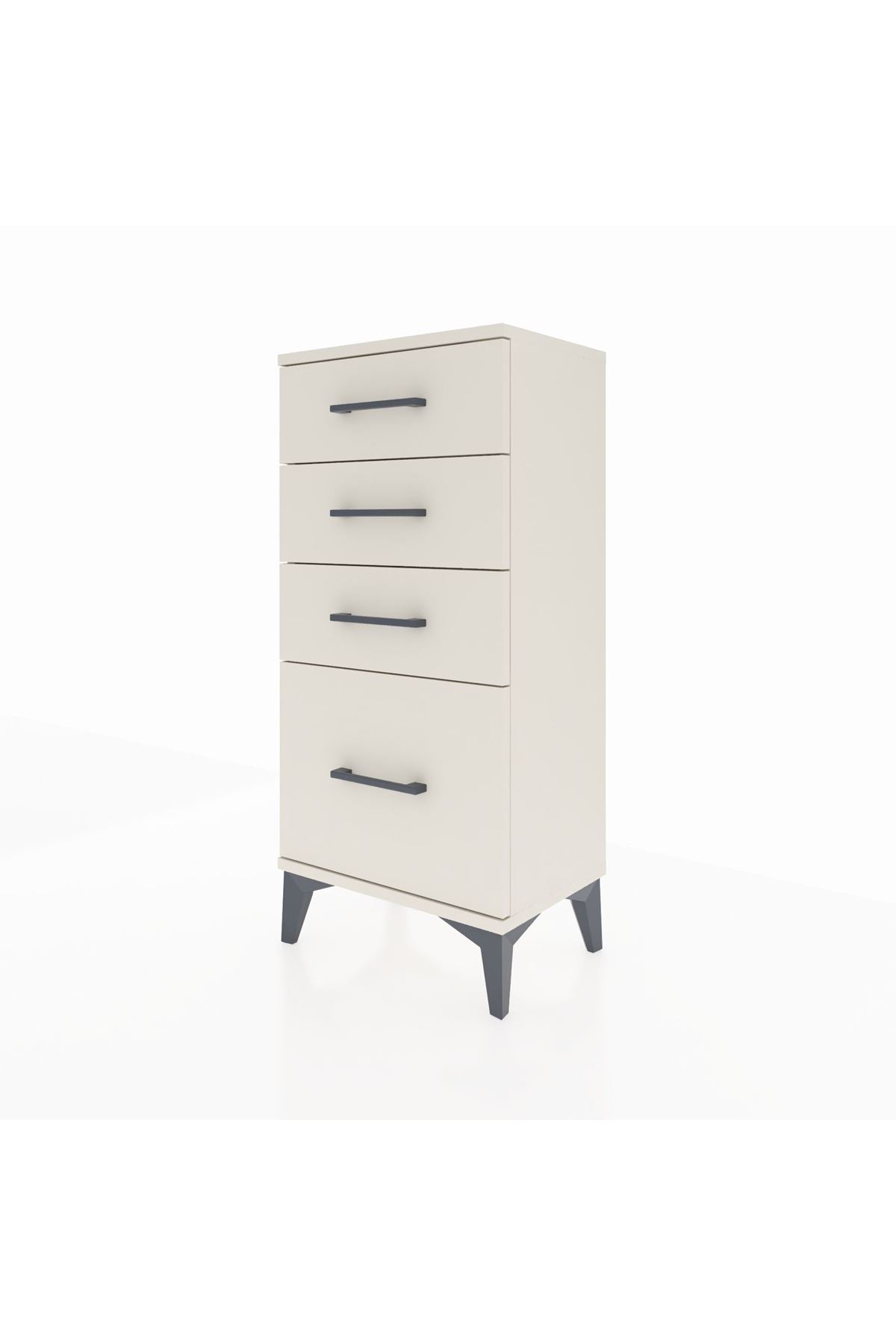 Arges Komodin 4 Çekmeceli 44x30x96 - S09M007V1A