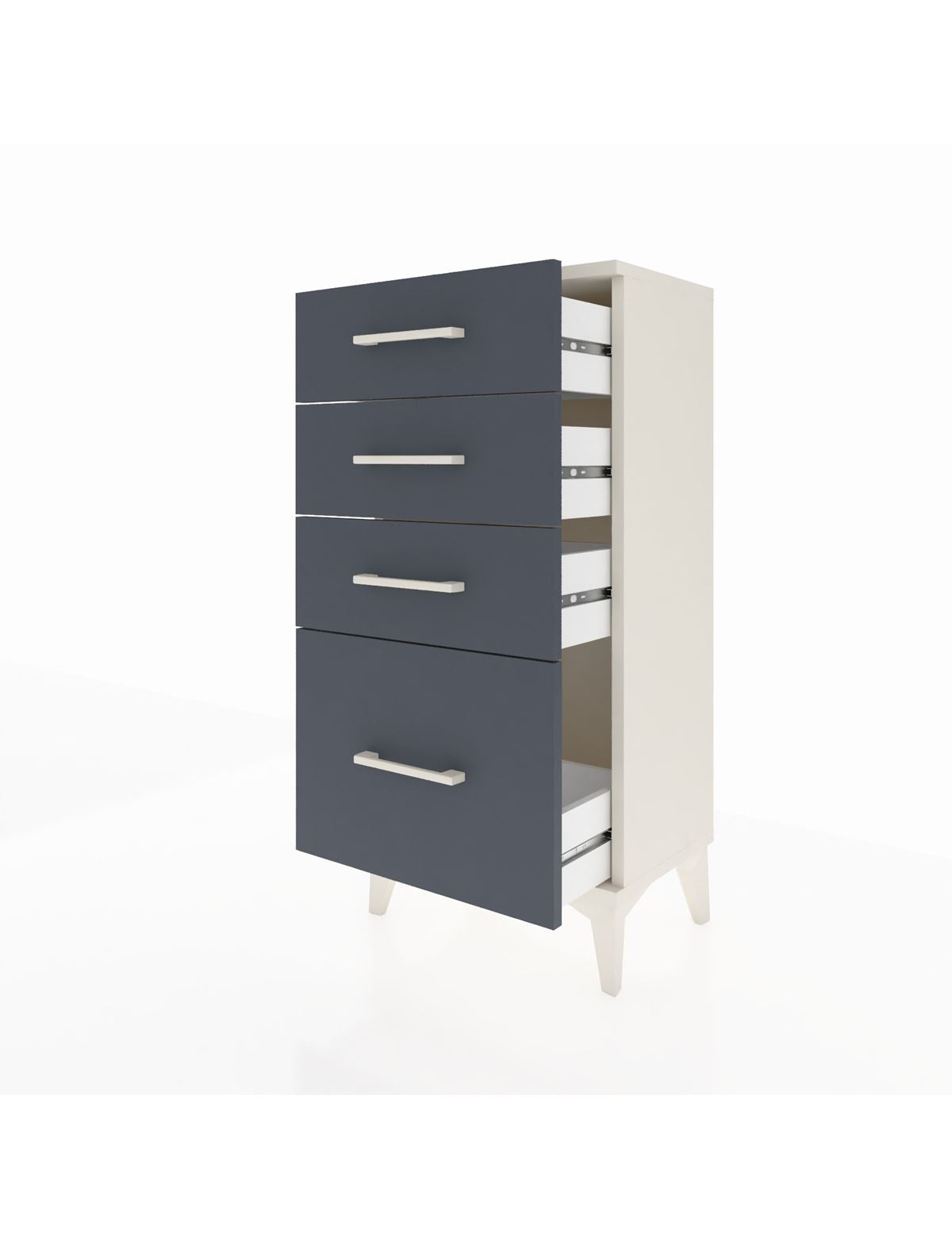 Arges Komodin 4 Çekmeceli 44x30x96 - S09M007V2A