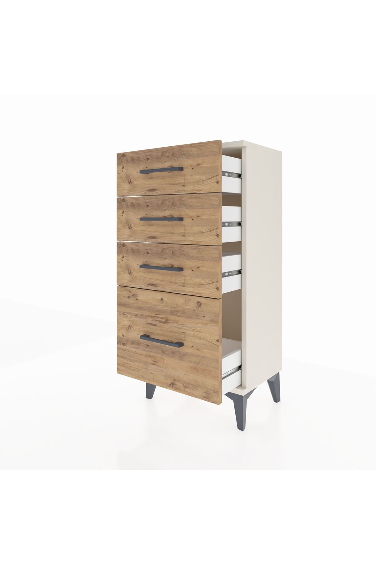 Arges Komodin 4 Çekmeceli 44x30x96 - S09M007V3A