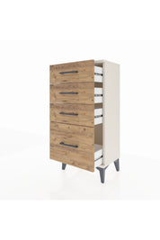 Arges Komodin 4 Çekmeceli 44x30x96 - S09M007V3A