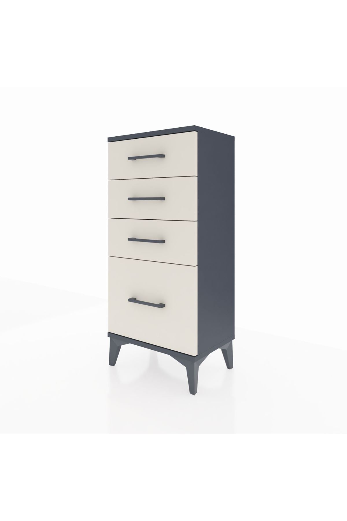 Arges Komodin 4 Çekmeceli 44x30x96 - S09M007V4A