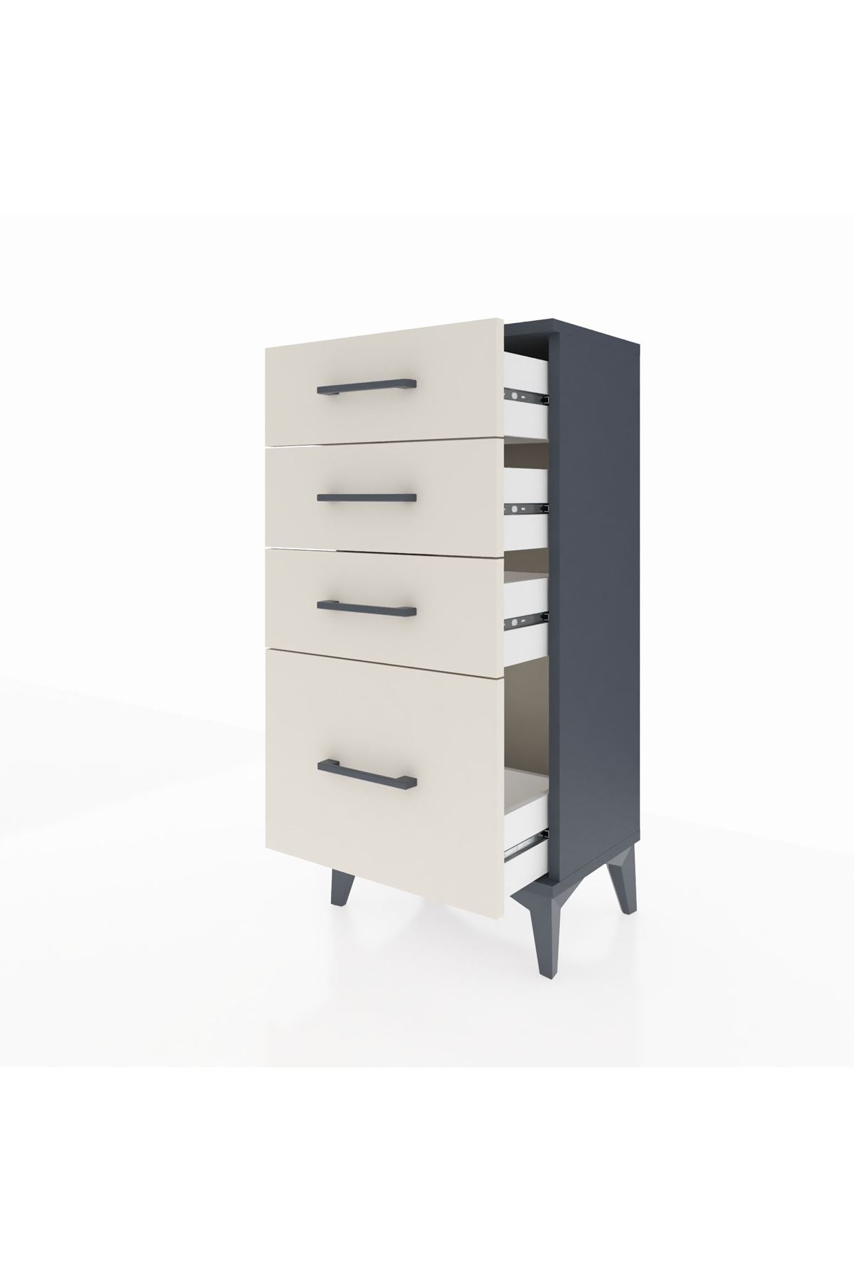 Arges Komodin 4 Çekmeceli 44x30x96 - S09M007V4A