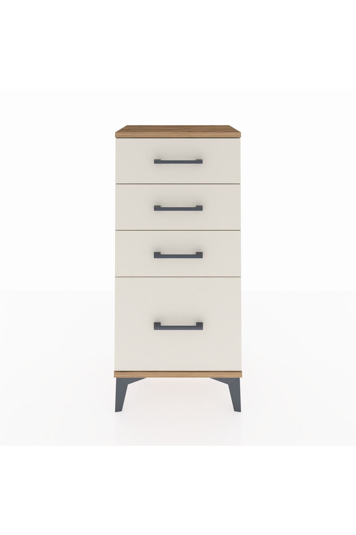 Arges Komodin 4 Çekmeceli 44x30x96 - S09M007V7A