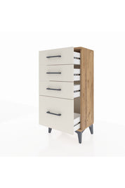 Arges Komodin 4 Çekmeceli 44x30x96 - S09M007V7A