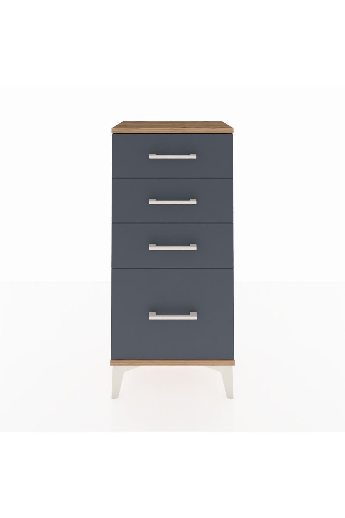 Arges Komodin 4 Çekmeceli 44x30x96 - S09M007V8A