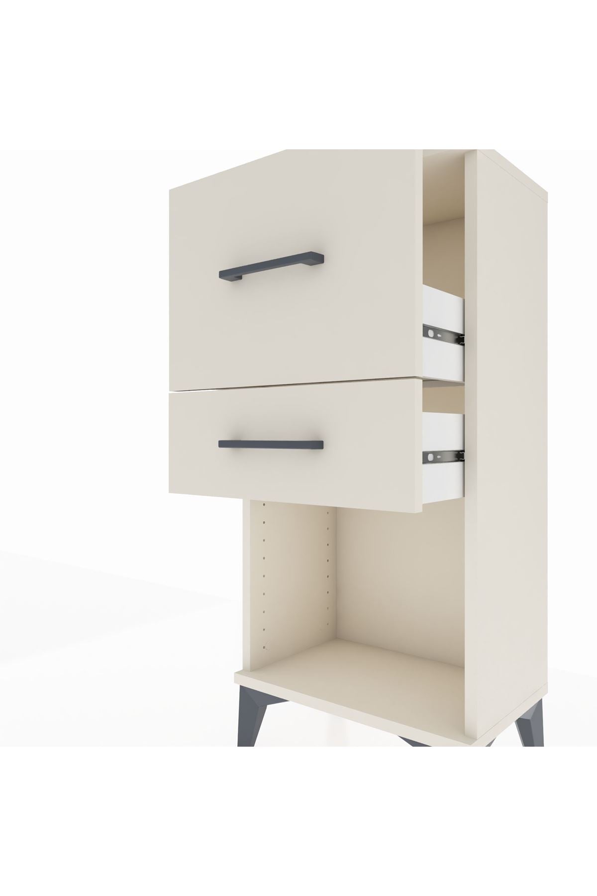 Arges Komodin 2 Çekmeceli 44x30x96 - S09M008V1A