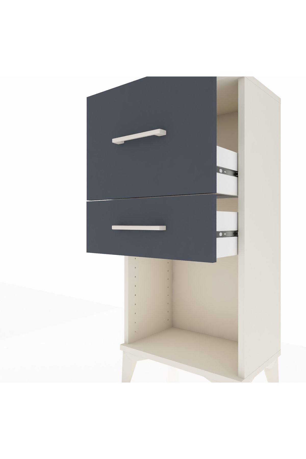 Arges Komodin 2 Çekmeceli 44x30x96 - S09M008V2A