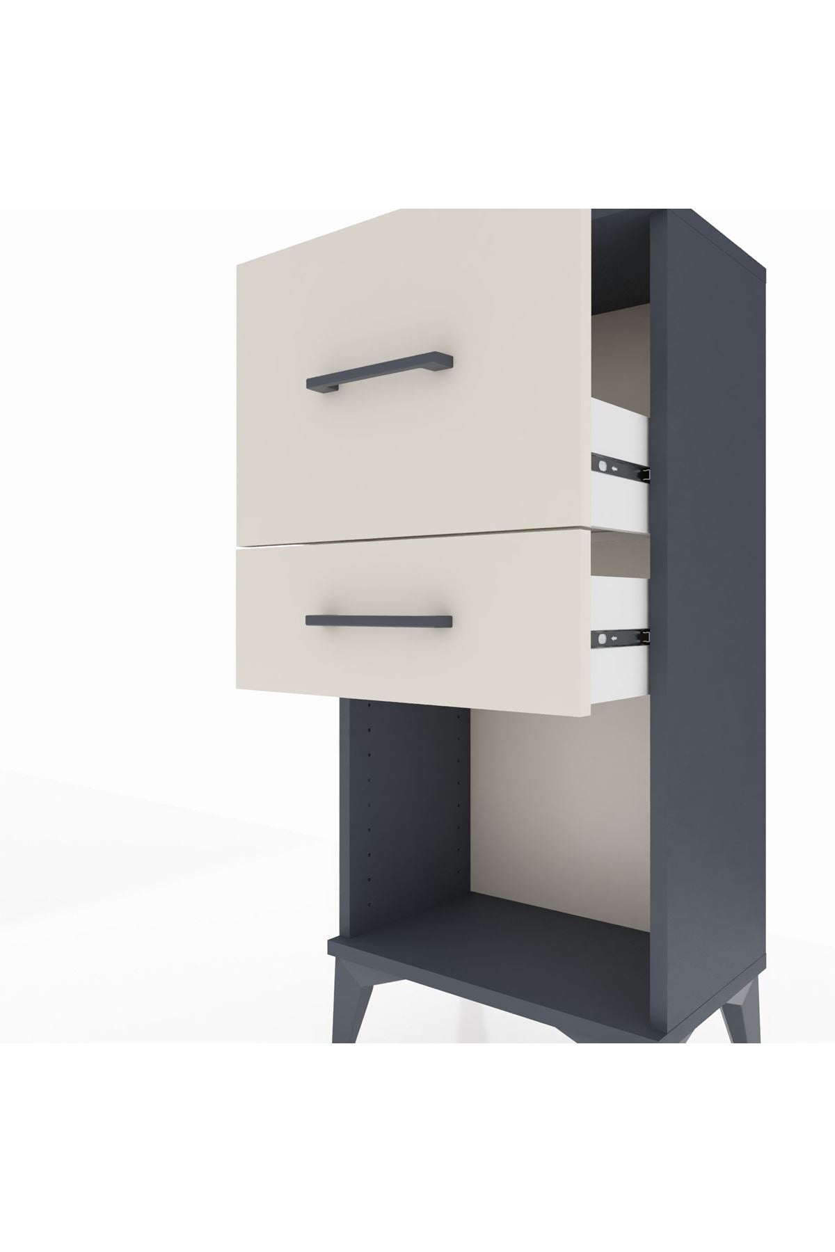 Arges Komodin 2 Çekmeceli 44x30x96 - S09M008V4A