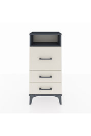 Arges Komodin Tek Raflı 3 Çekmeceli 44x30x96 - S09M009V4A