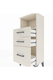 Arges Komodin Tek Raflı 3 Çekmeceli 44x30x106 - S10M014V1A