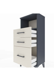 Arges Komodin Tek Raflı 3 Çekmeceli 44x30x106 - S10M014V4A