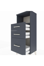 Arges Komodin Tek Raflı 3 Çekmeceli 44x30x106 - S10M014V5A