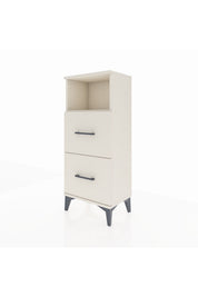 Arges Komodin Tek Raflı 2 Çekmeceli 44x30x106 - S10M015V1A
