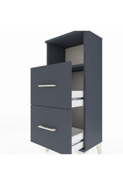 Arges Komodin Tek Raflı 2 Çekmeceli 44x30x106 - S10M015V5A
