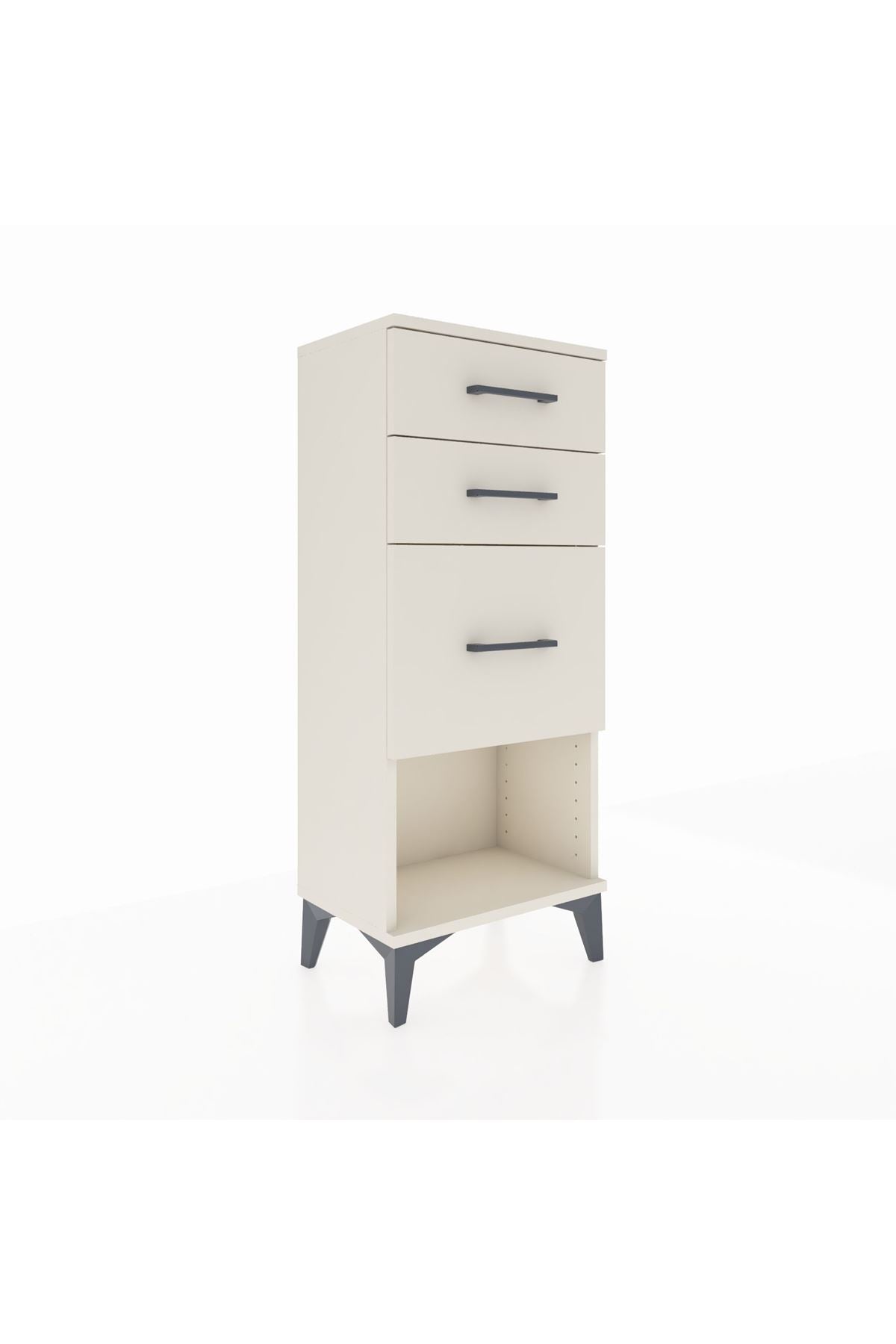 Arges Komodin 3 Çekmeceli 44x30x106 - S10M016V1A