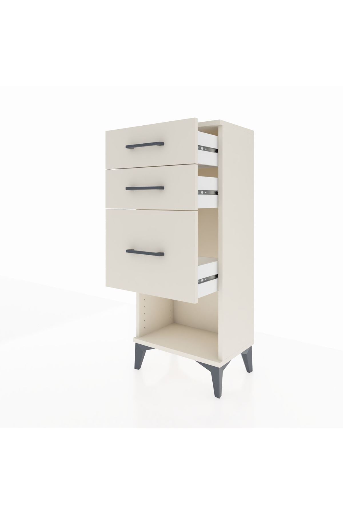 Arges Komodin 3 Çekmeceli 44x30x106 - S10M016V1A