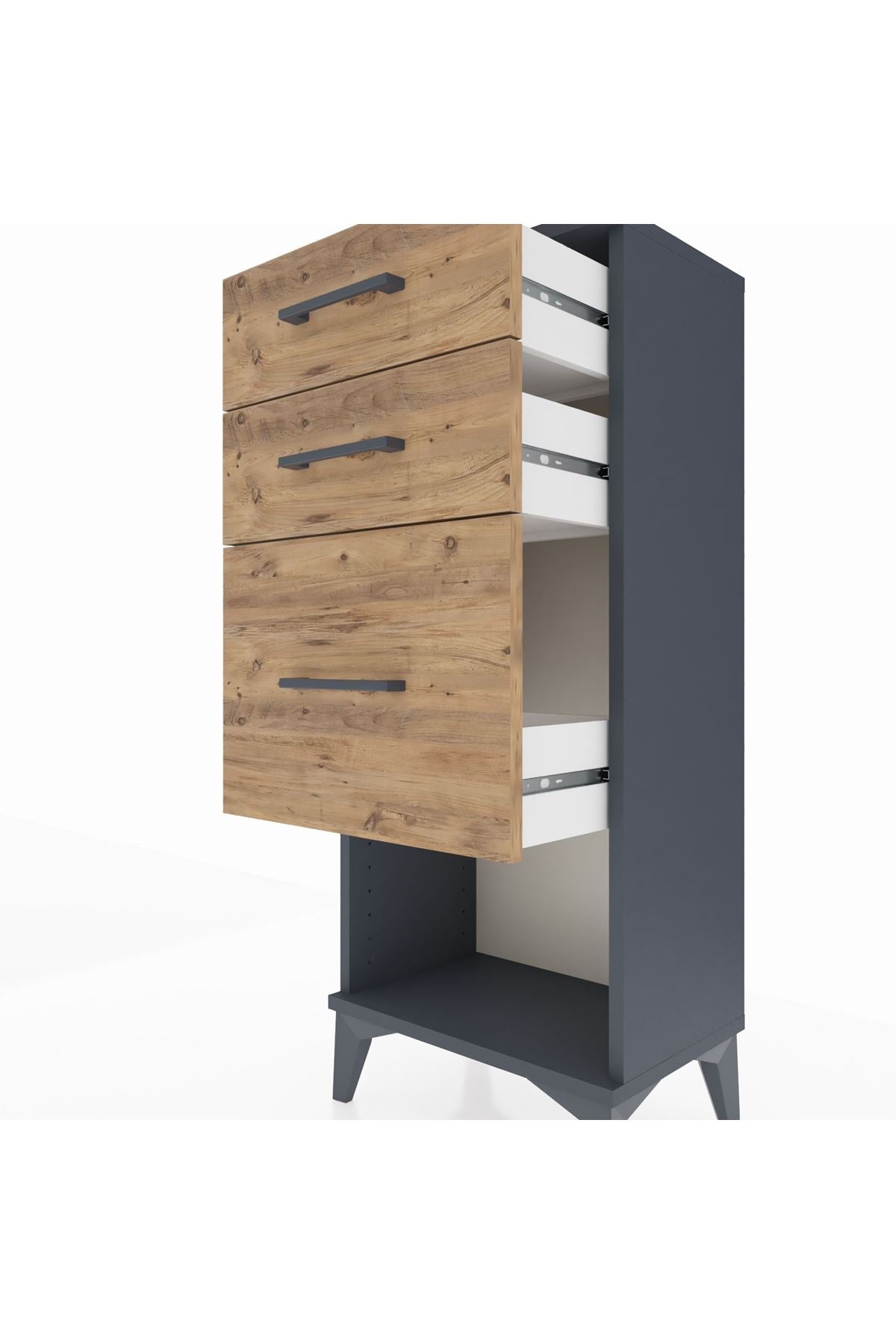 Arges Komodin 3 Çekmeceli 44x30x106 - S10M016V6A