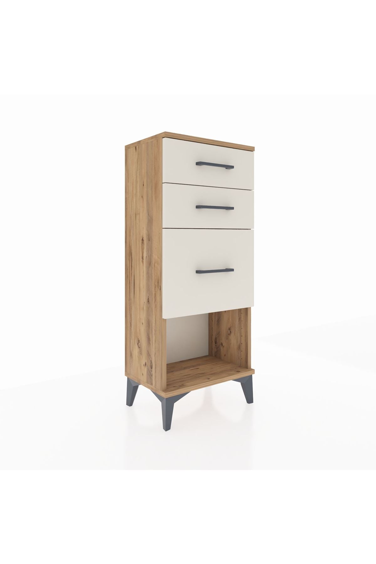 Arges Komodin 3 Çekmeceli 44x30x106 - S10M016V7A