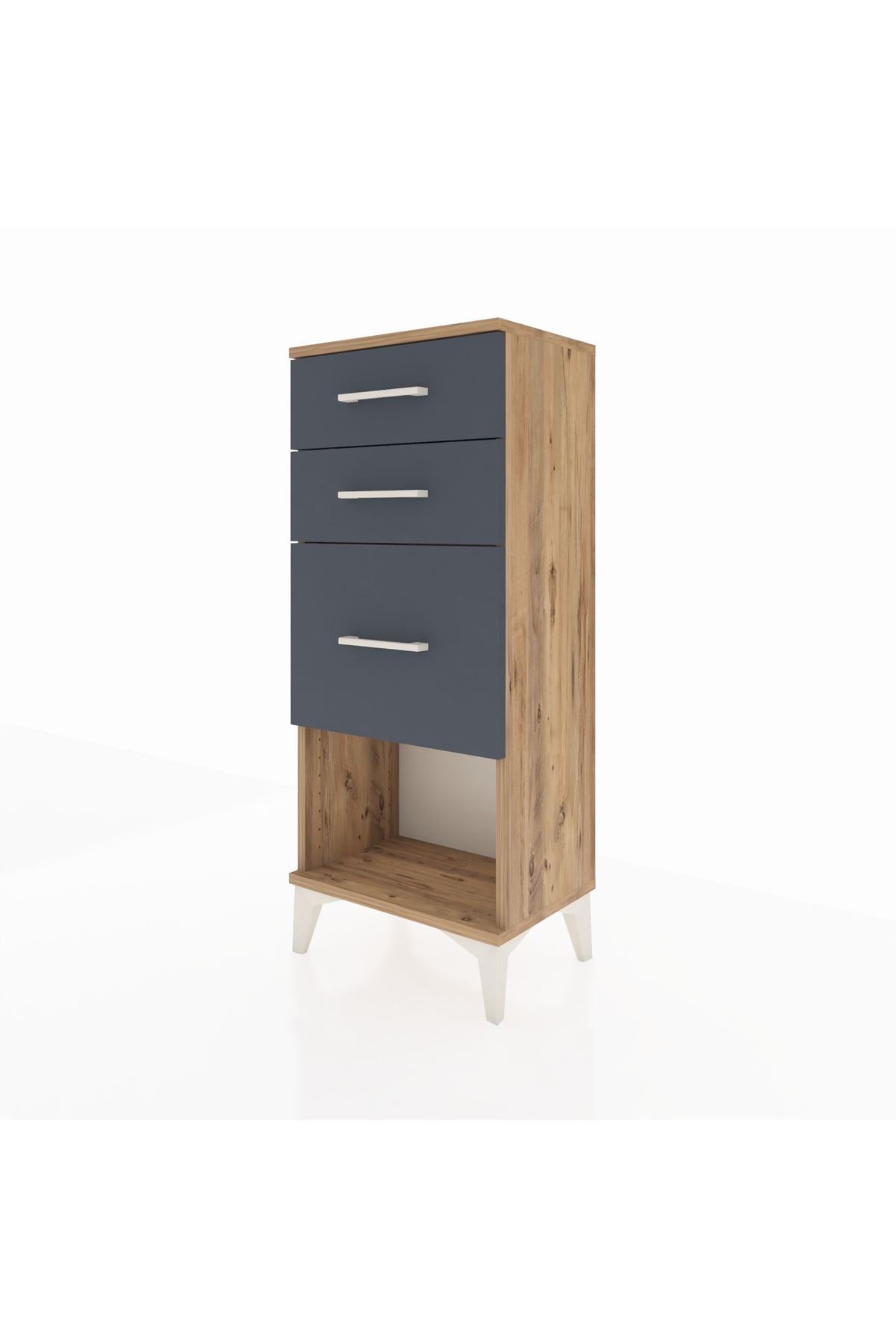 Arges Komodin 3 Çekmeceli 44x30x106 - S10M016V8A