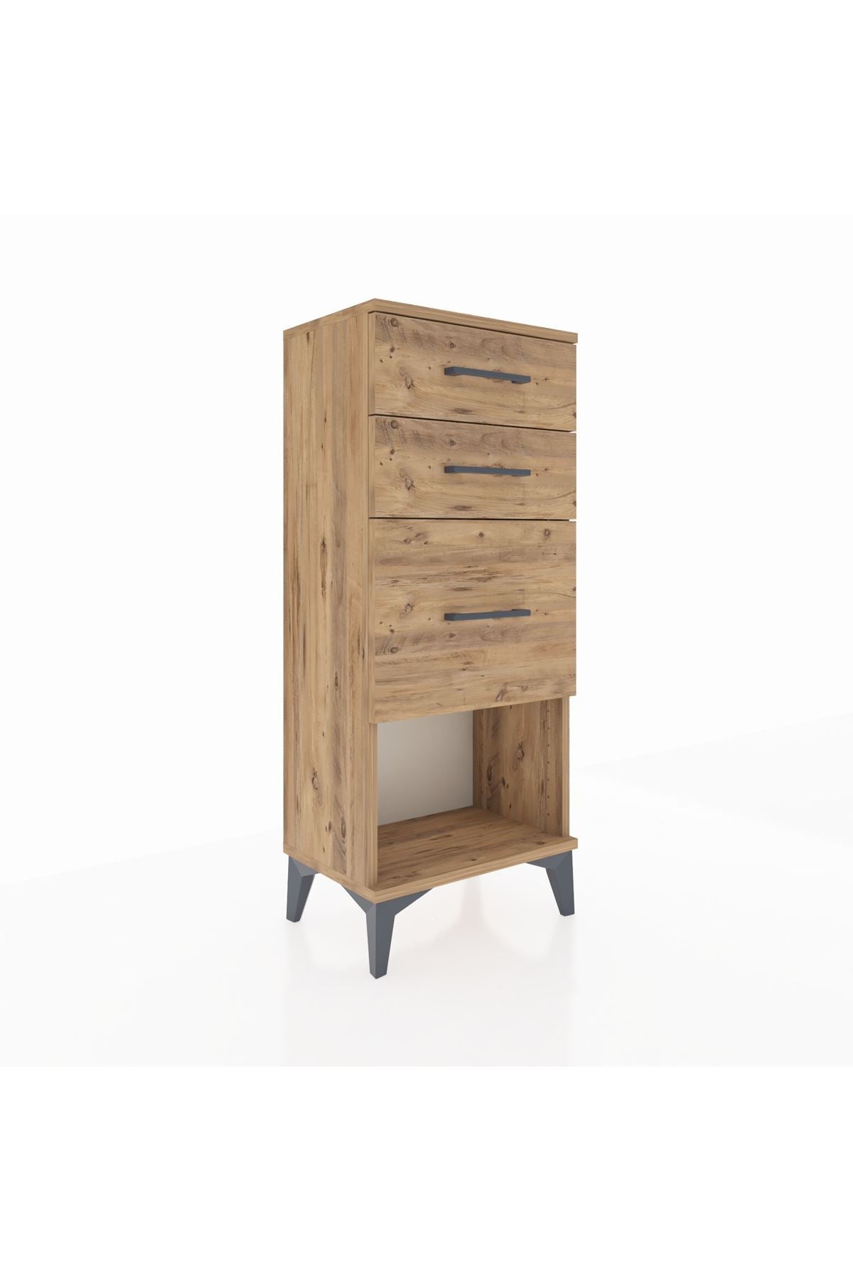 Arges Komodin 3 Çekmeceli 44x30x106 - S10M016V9A