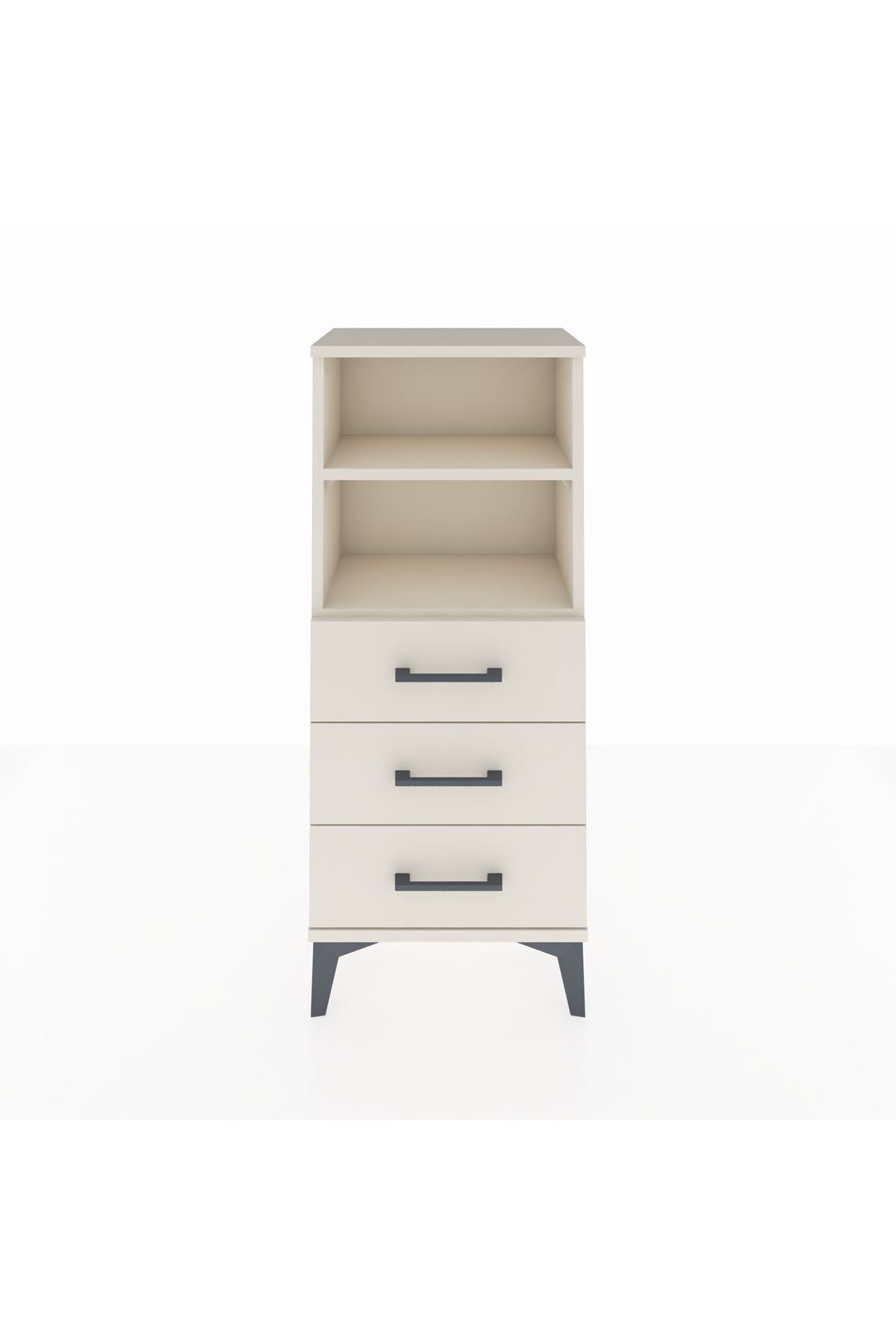 Arges Komodin 2 Raflı 3 Çekmeceli 44x30x106 - S10M017V1A