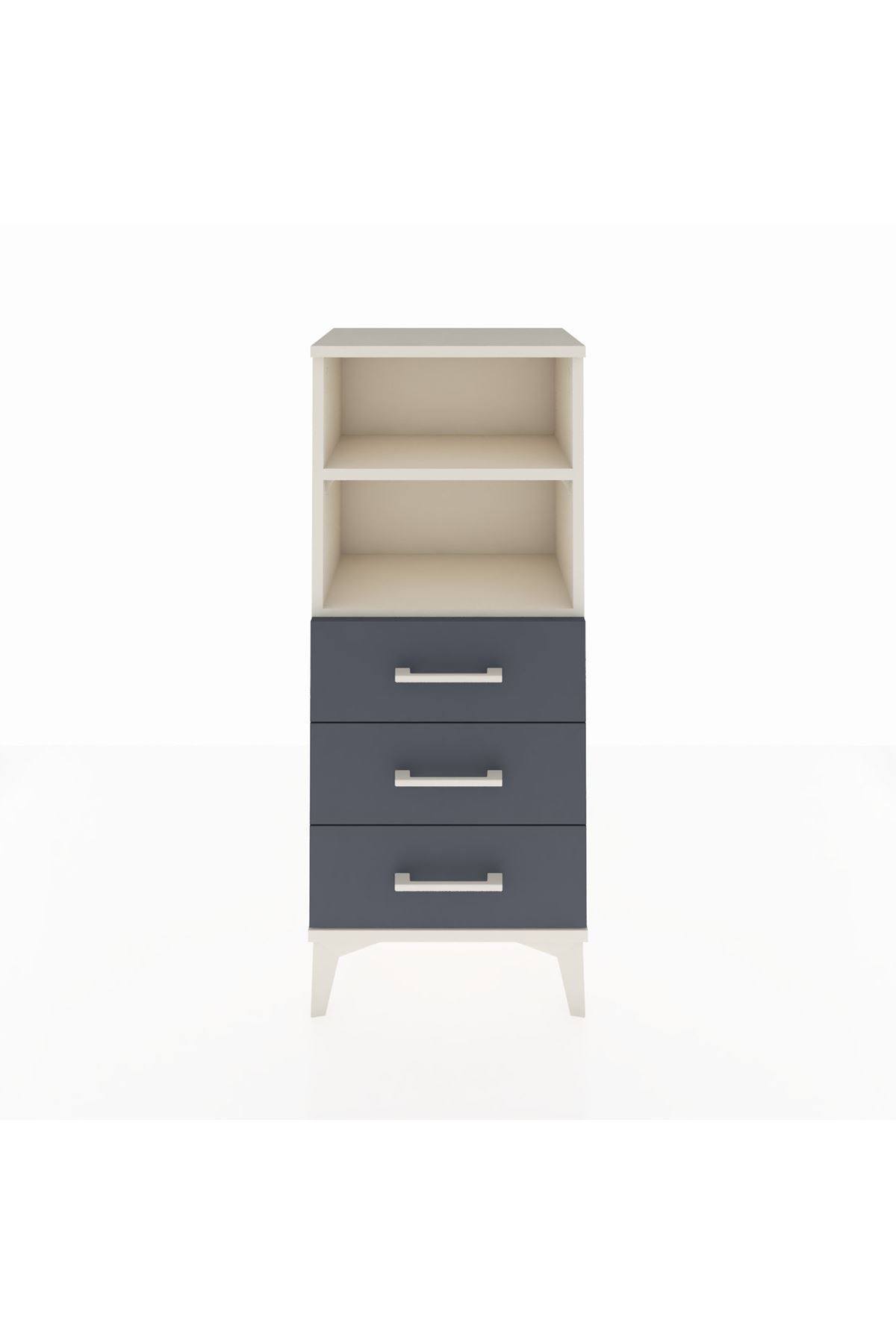 Arges Komodin 2 Raflı 3 Çekmeceli 44x30x106 - S10M017V2A