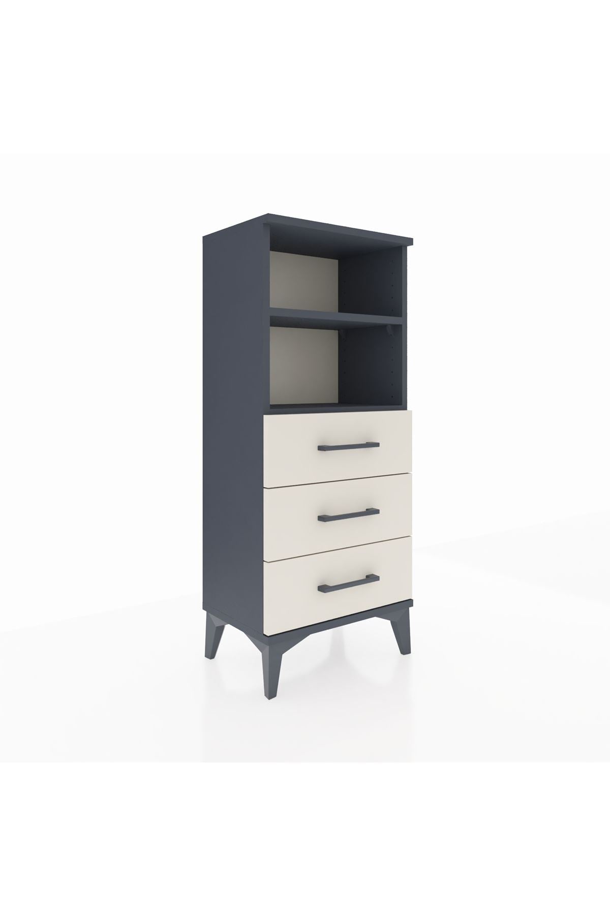 Arges Komodin 2 Raflı 3 Çekmeceli 44x30x106 - S10M017V4A