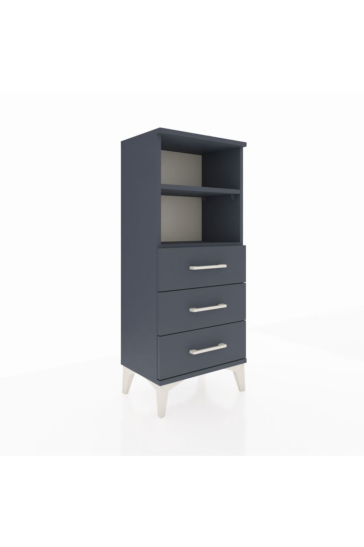 Arges Komodin 2 Raflı 3 Çekmeceli 44x30x106 - S10M017V5A