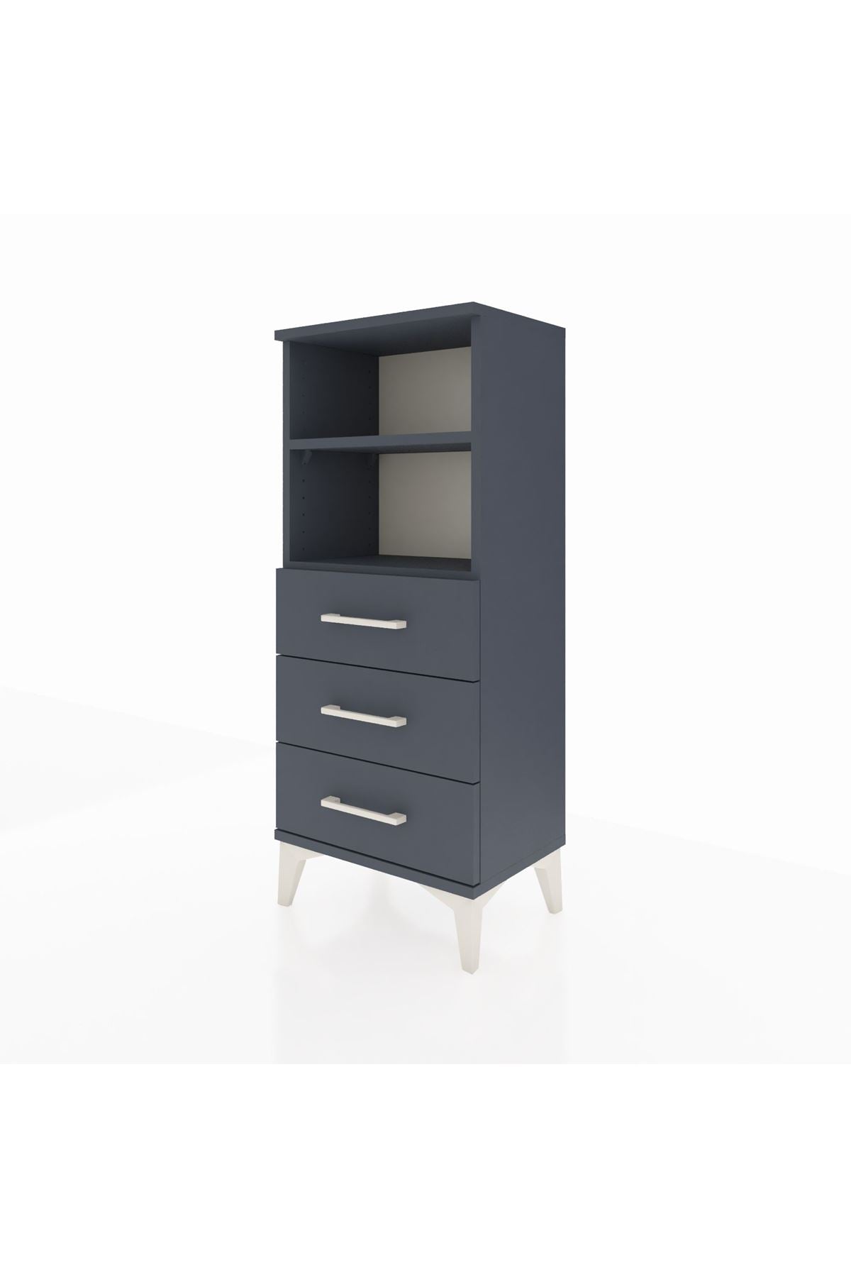 Arges Komodin 2 Raflı 3 Çekmeceli 44x30x106 - S10M017V5A